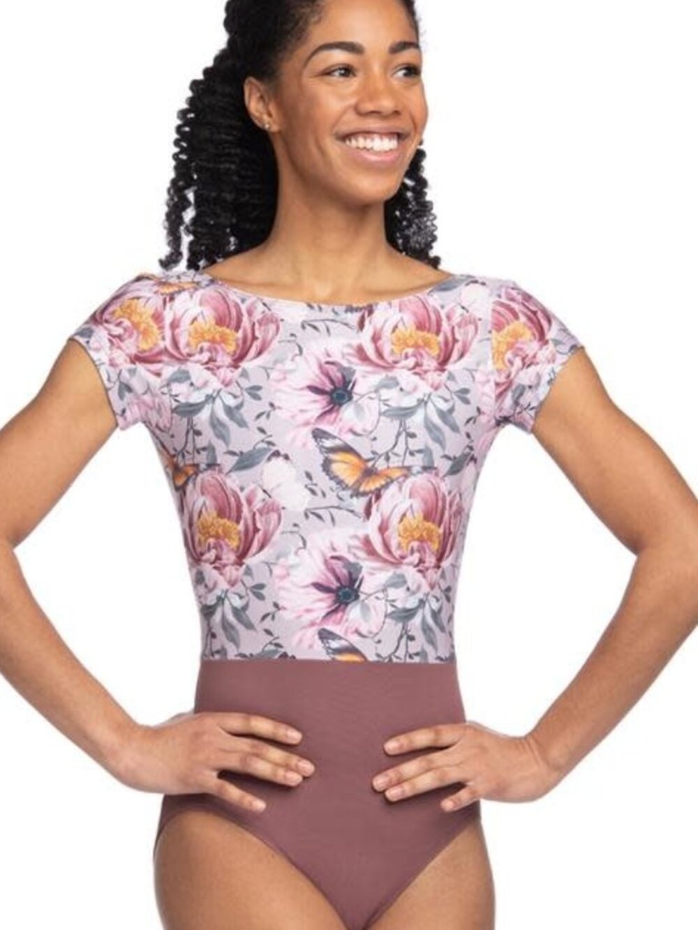 Ainsliewear leotard floral print fits like Medium